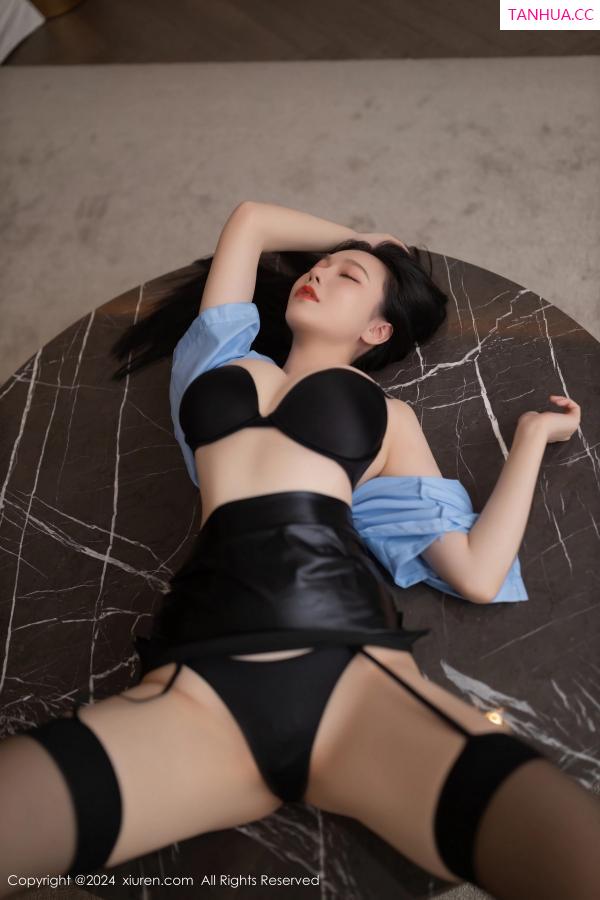 安然Maleah  [XiuRen]高清写真图 2024.06.11 No.8681 安然anran 黑丝美腿第41张图片